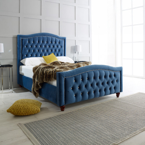 Beaumont Luxury Buttoned Bed with Studded Detail