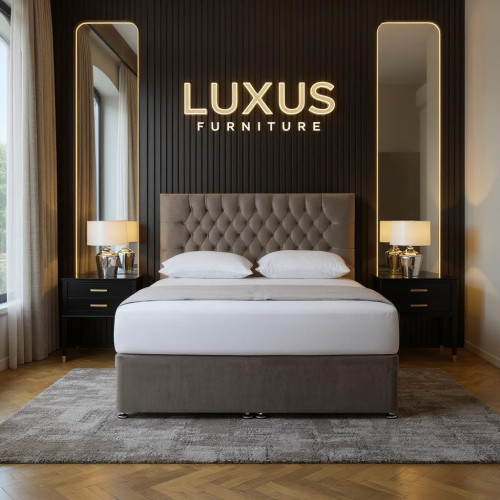 Fenwick Divan Bed Set With 54" High Headboard
