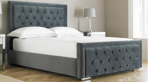 Hollston Chesterfield Panel Upholstered Bed Frame