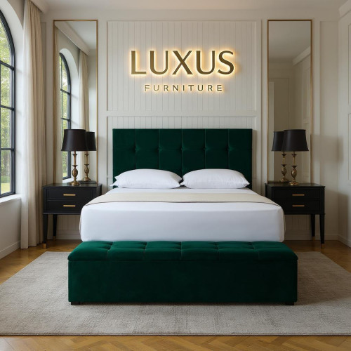 Keslow Divan Bed Set With 54" High Headboard