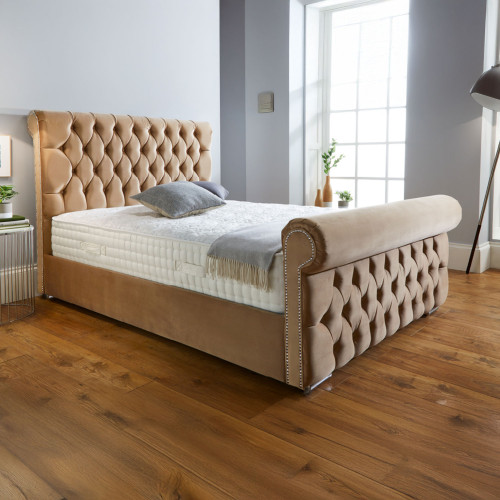 Cavendish Scroll Upholstered Bed Frame