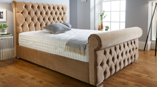 Cavendish Scroll Upholstered Bed Frame