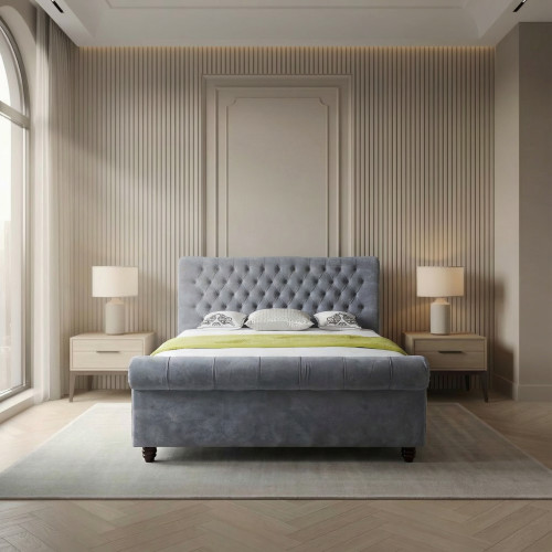 The Ashbury Scroll Bed